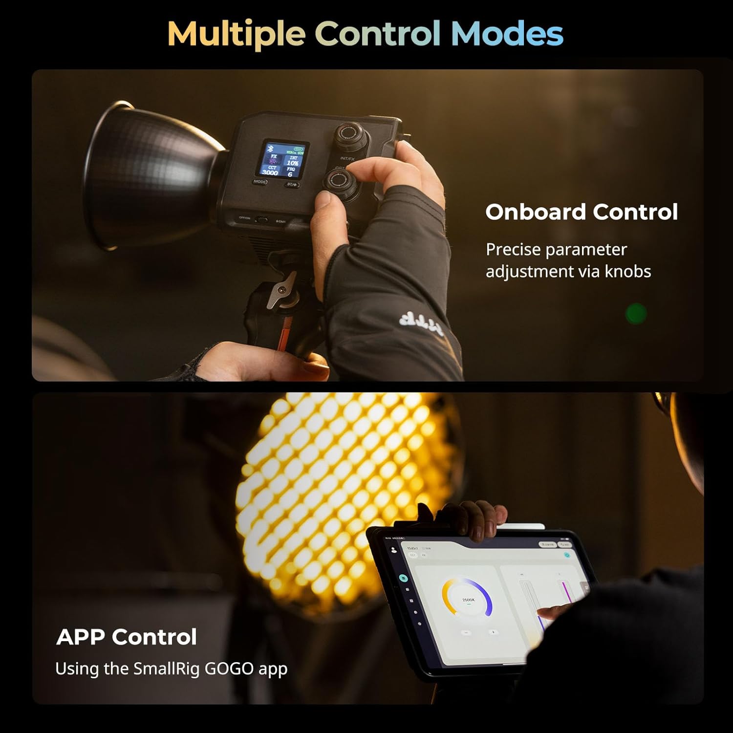 Smallrig RC 100B COB Video Light Bicolore - immagine 3