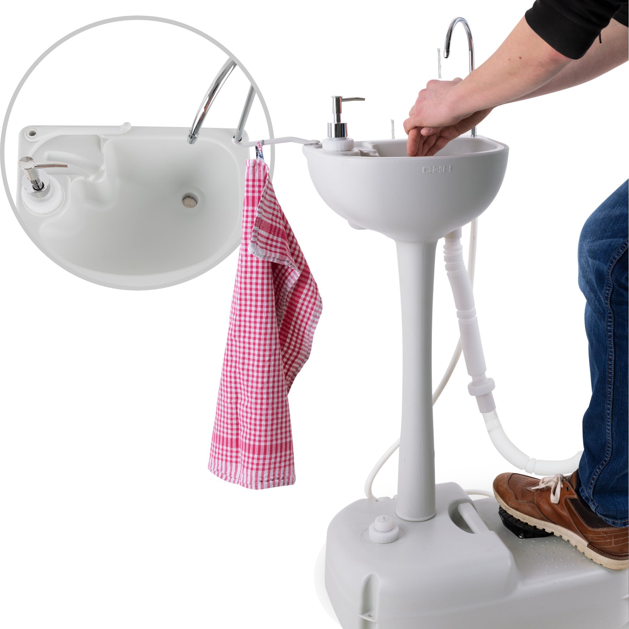 Stagecaptain PSW-17 Quixie - Lavabo Portatile da Campeggio