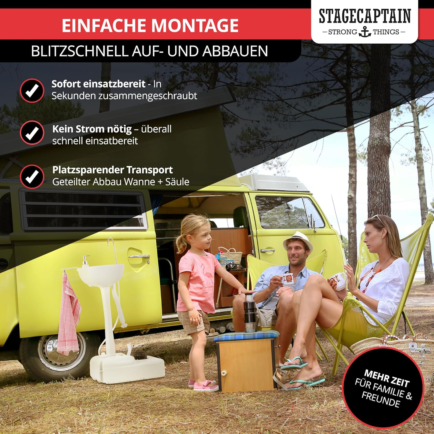 Stagecaptain PSW-17 Quixie - Lavabo Portatile da Campeggio - immagine 5