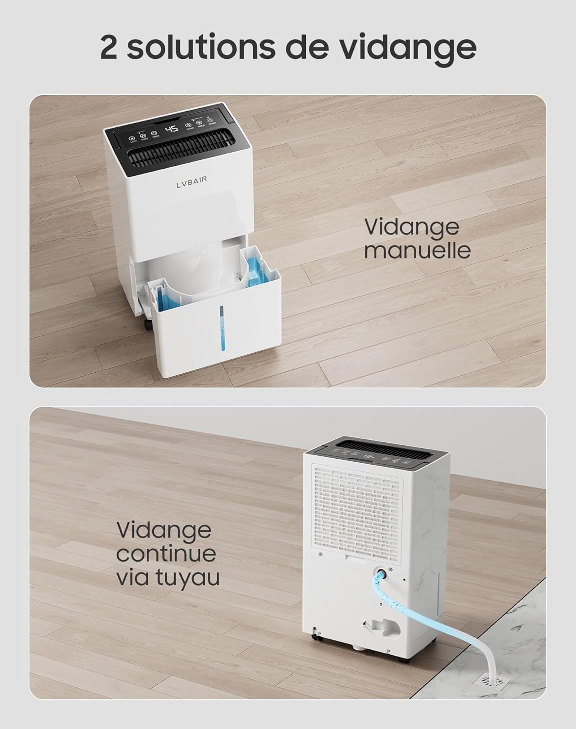 Deumidificatore Elettrico 20L/giorno - Portatile - immagine 6