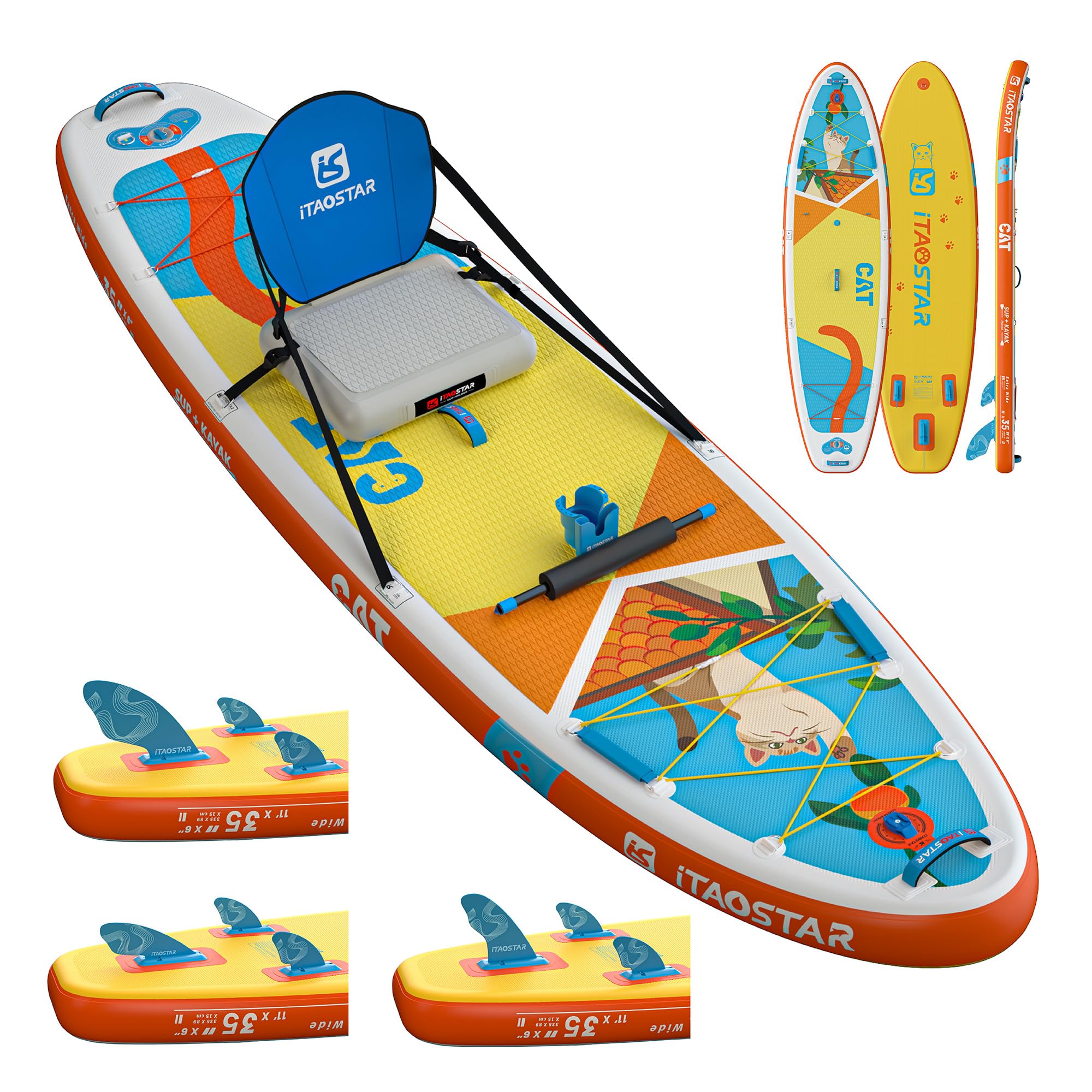 Tavola Gonfiabile SUP 11'/10'15,2cm con Accessori Premium