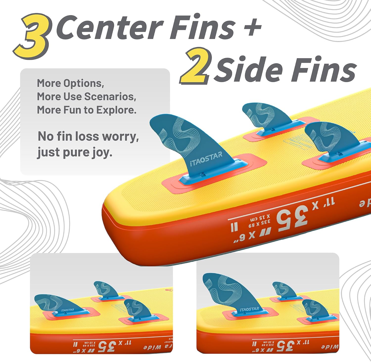 Tavola Gonfiabile SUP 11'/10'15,2cm con Accessori Premium - immagine 5