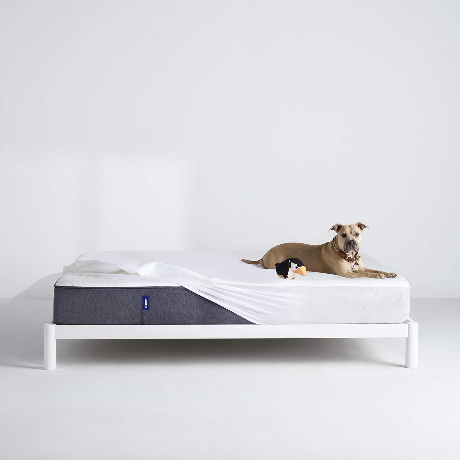 Casper Sleep - Coprimaterasso impermeabile, per letto king, colore: bianco - immagine 2