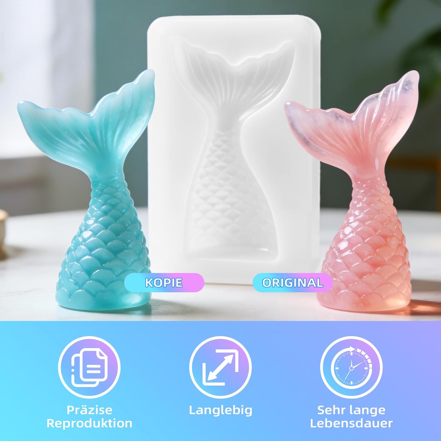 Silicone per Stampi 20A - 4L Liquido Trasparente - immagine 3