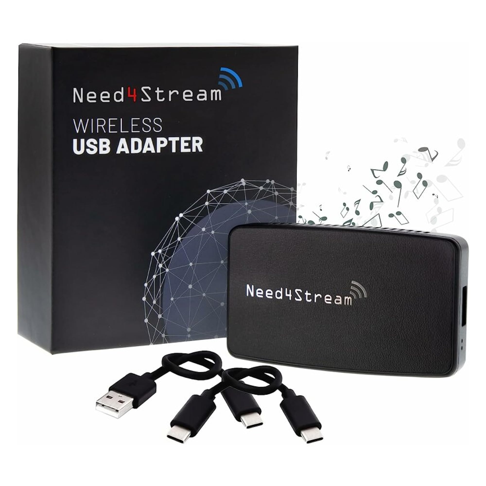 Need4stream Adattatore Wireless per Android Auto e CarPlay