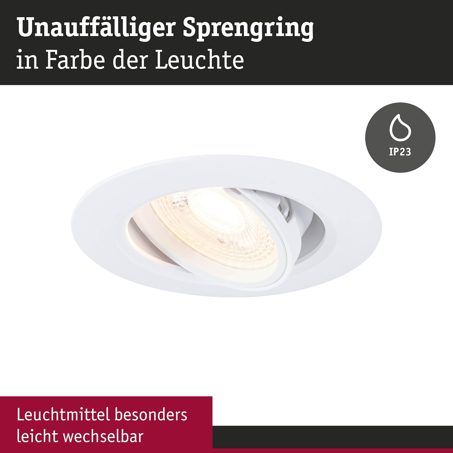 Paulmann 92115 Faretti Incasso Kit 10 Orientabili - immagine 3