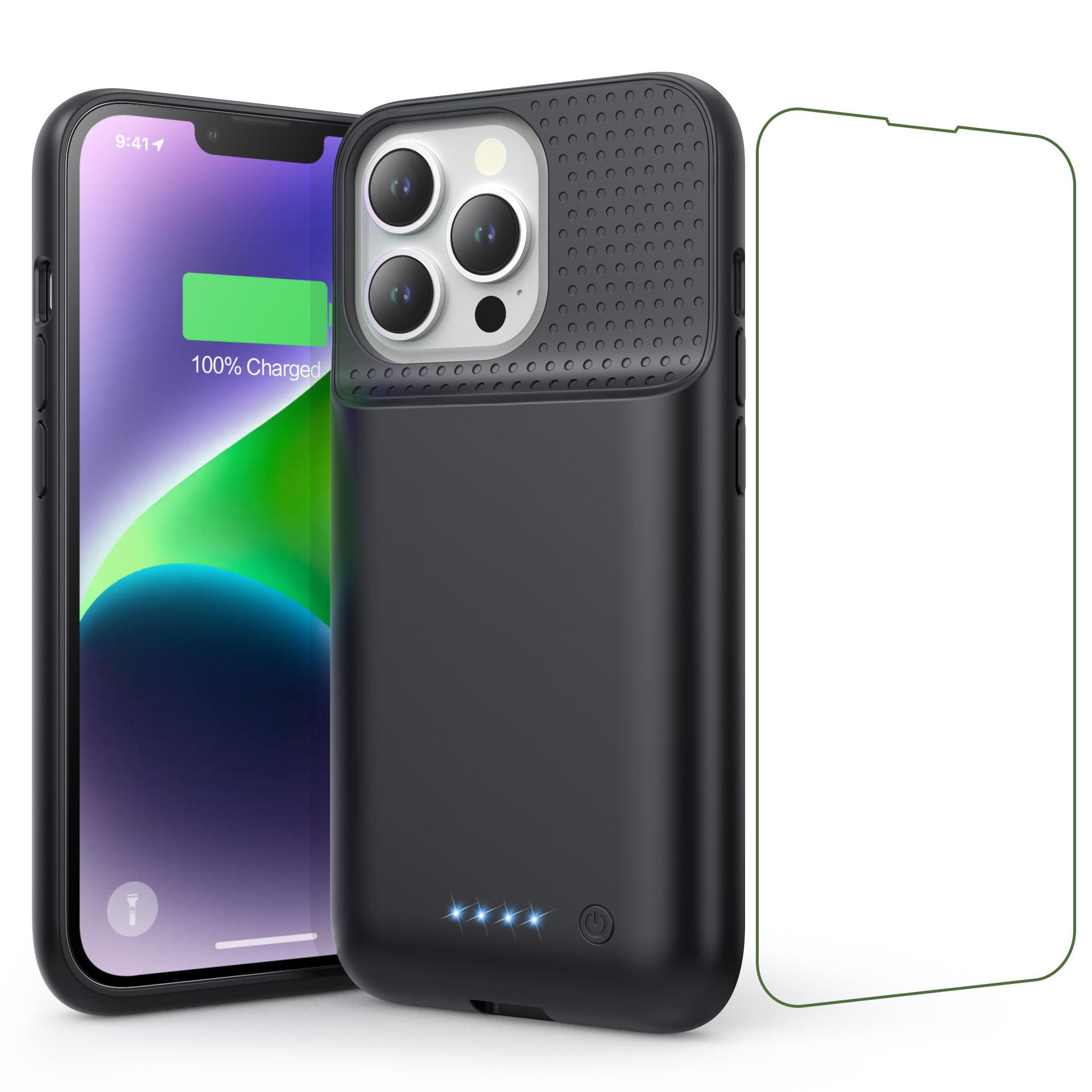 Ekrist Cover Batteria 7500mAh per iPhone 13/13 Pro/14