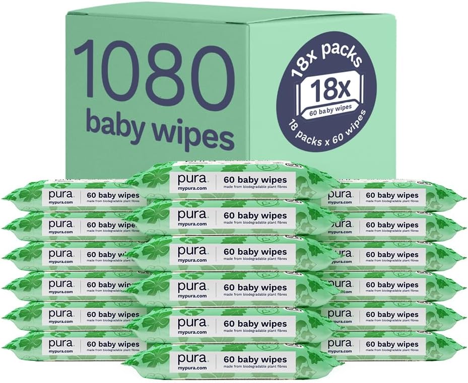 Pura Salviette per Bambini 1080 Salviette (18x60) - immagine 2