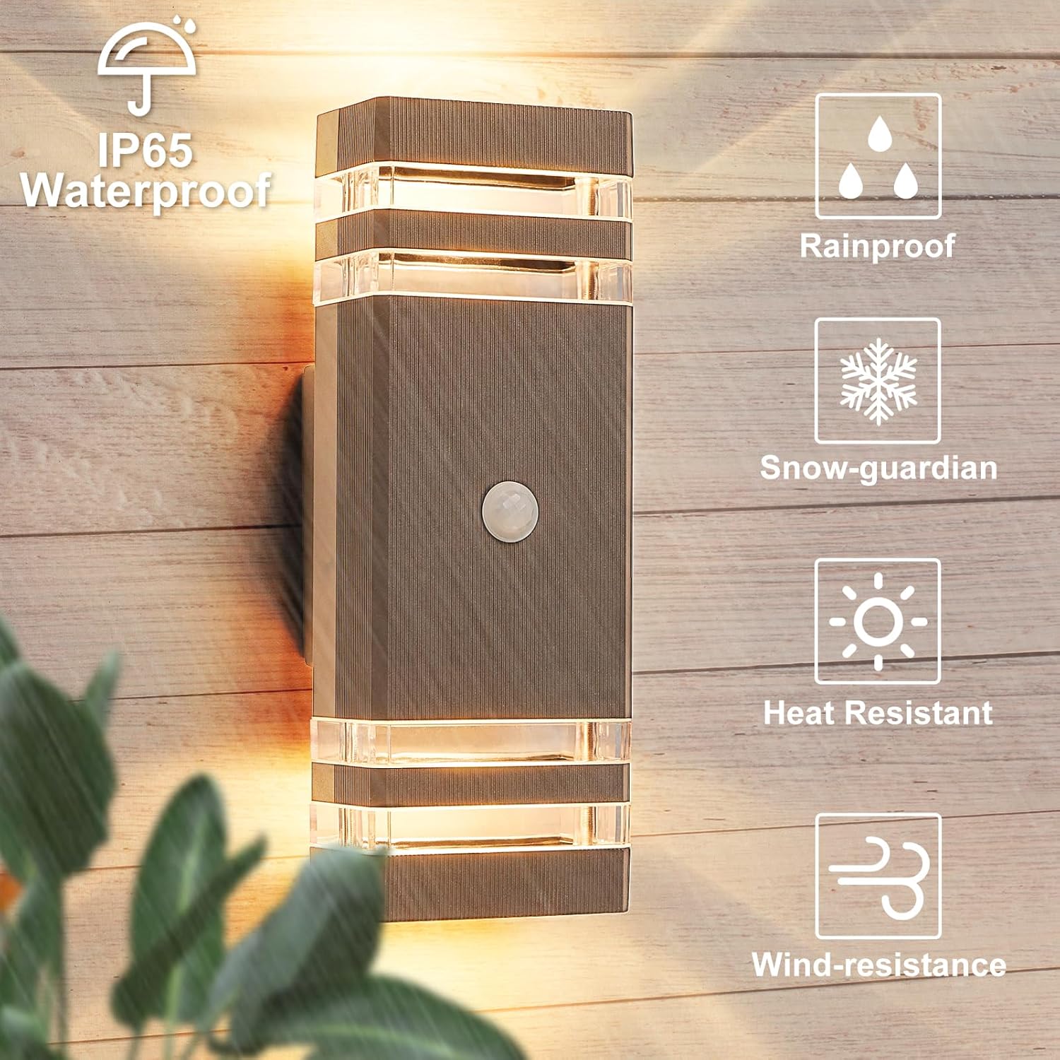 Celavy Lampada Parete LED Esterni con Rilevatore Movimento - immagine 4