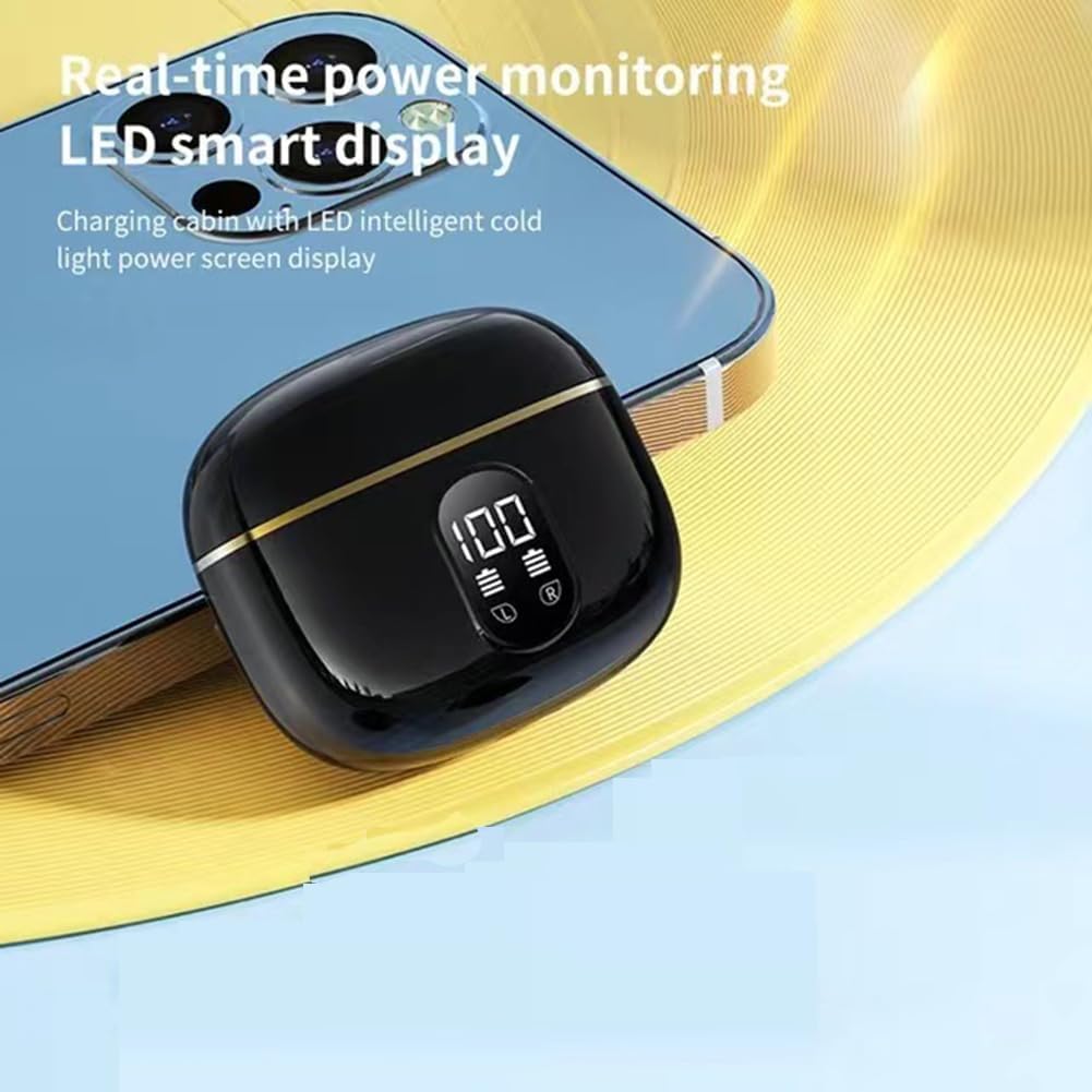 Boxssrog Auricolari Bluetooth 5.3 con 4 ENC Mic - immagine 2