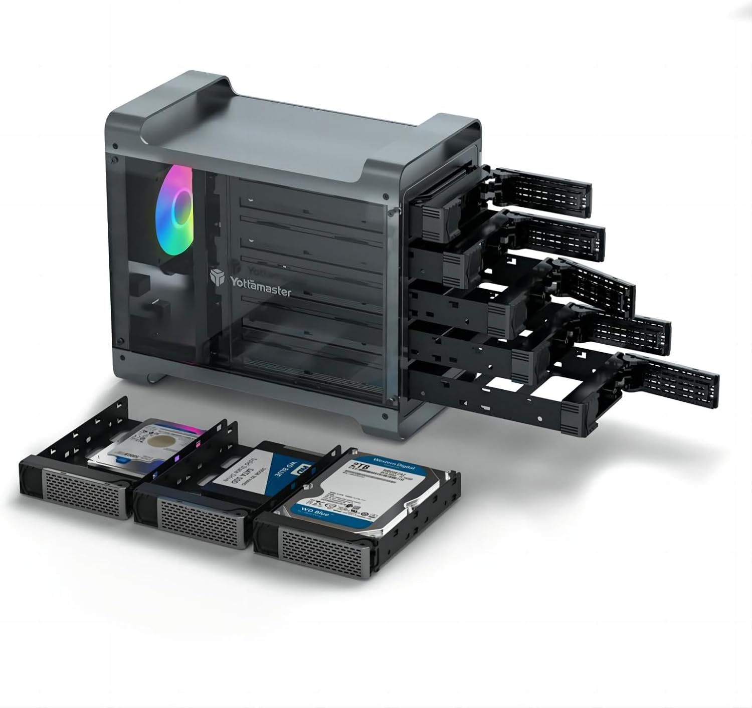 Yottamaster 5 Bay Hard Drive Case USB 3.0 - immagine 1