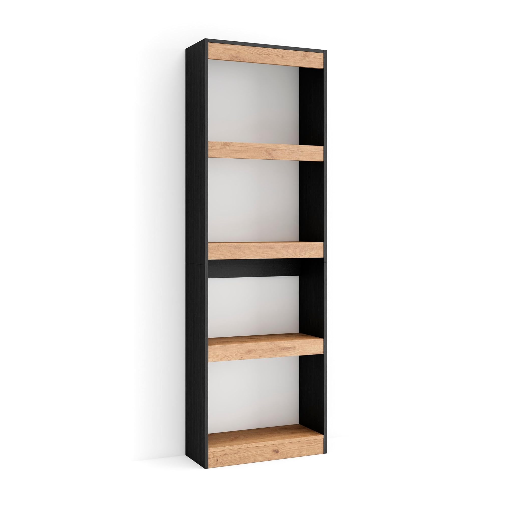 Skraut Home - Libreria Scaffale in Legno 60x186x25cm