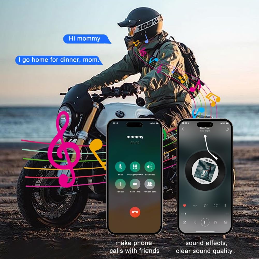 Obest Moto Auricolare Bluetooth BT5.3 - immagine 4