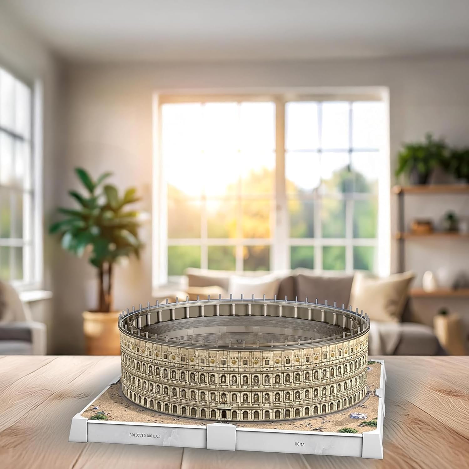 Ravensburger Puzzle 3D Iconics Colosseo LED 216 Pezzi - immagine 2