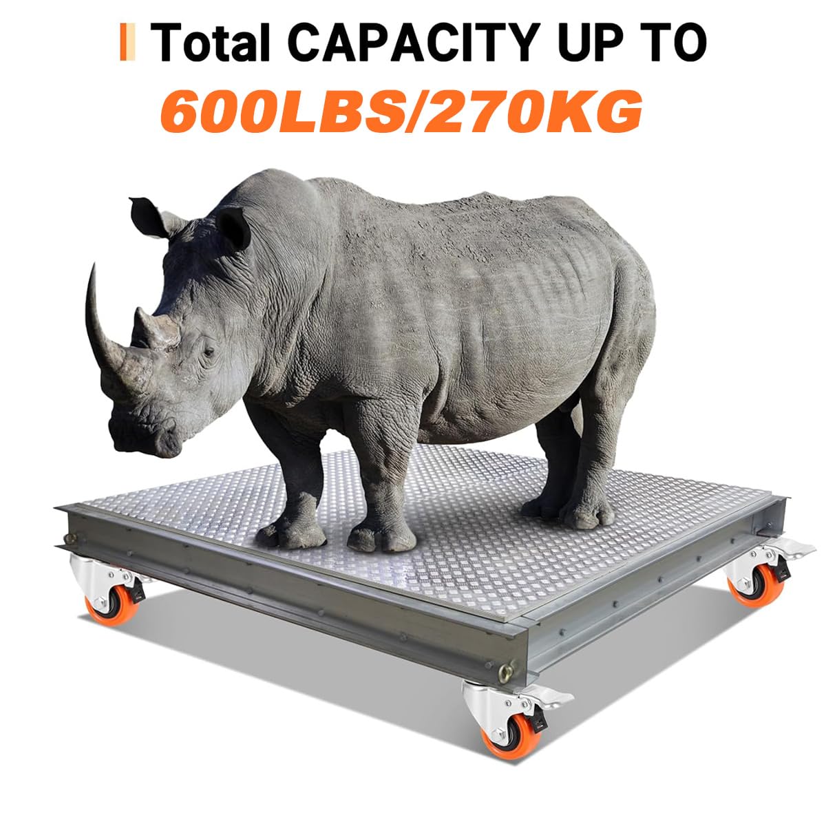 W B D WEIBIDA Rotelle per Mobili 50mm con Freno (Set 8) - immagine 3