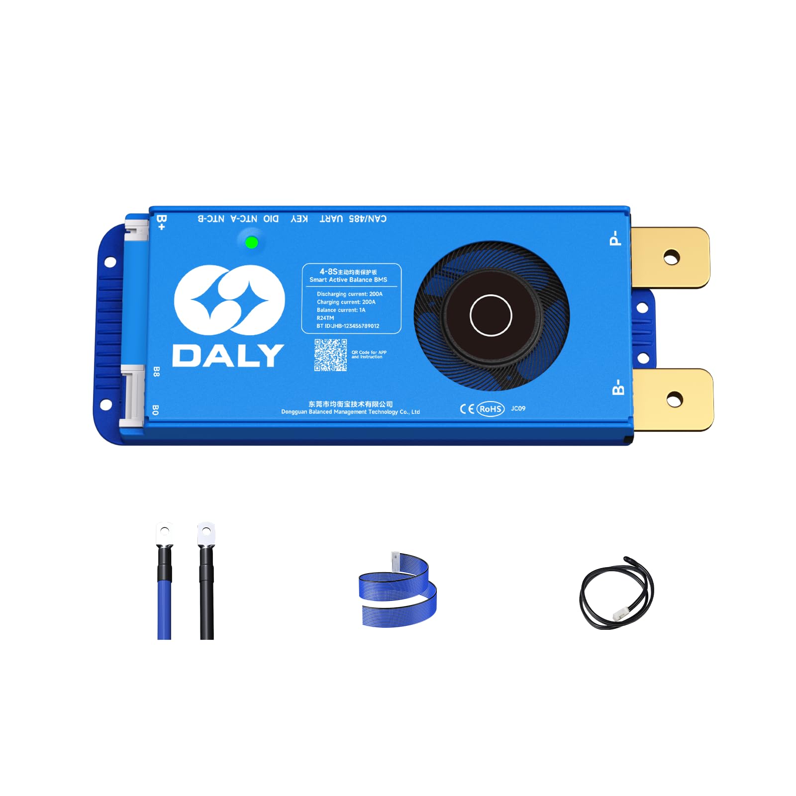 Daly BMS 200A Balance 12V-24V - Bilanciatore Attivo 4S-8S
