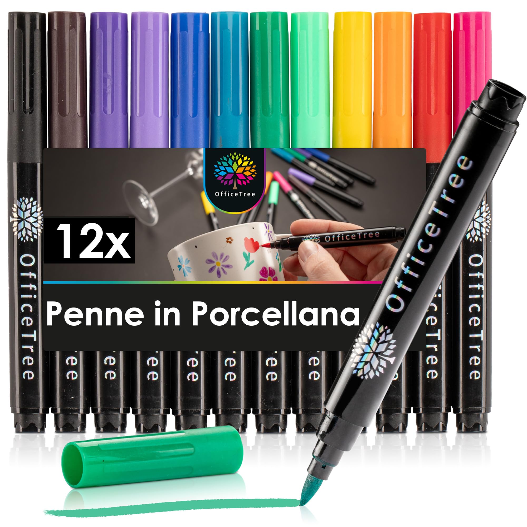 Officetree - Pennarelli Ceramica Resistenti Lavastoviglie