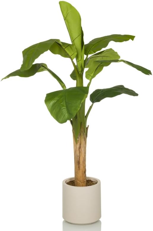 hjh OFFICE Pianta Artificiale Banane 150 cm - immagine 1