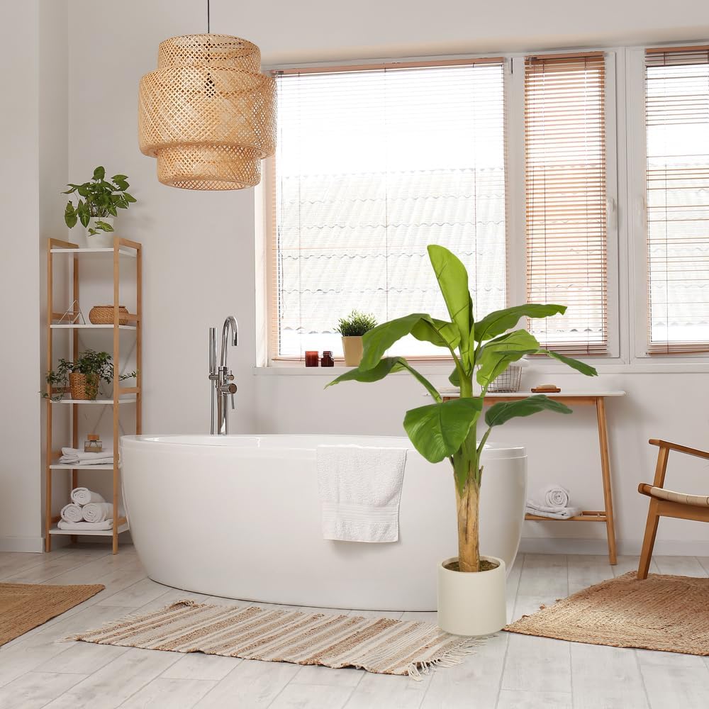 hjh OFFICE Pianta Artificiale Banane 150 cm - immagine 8