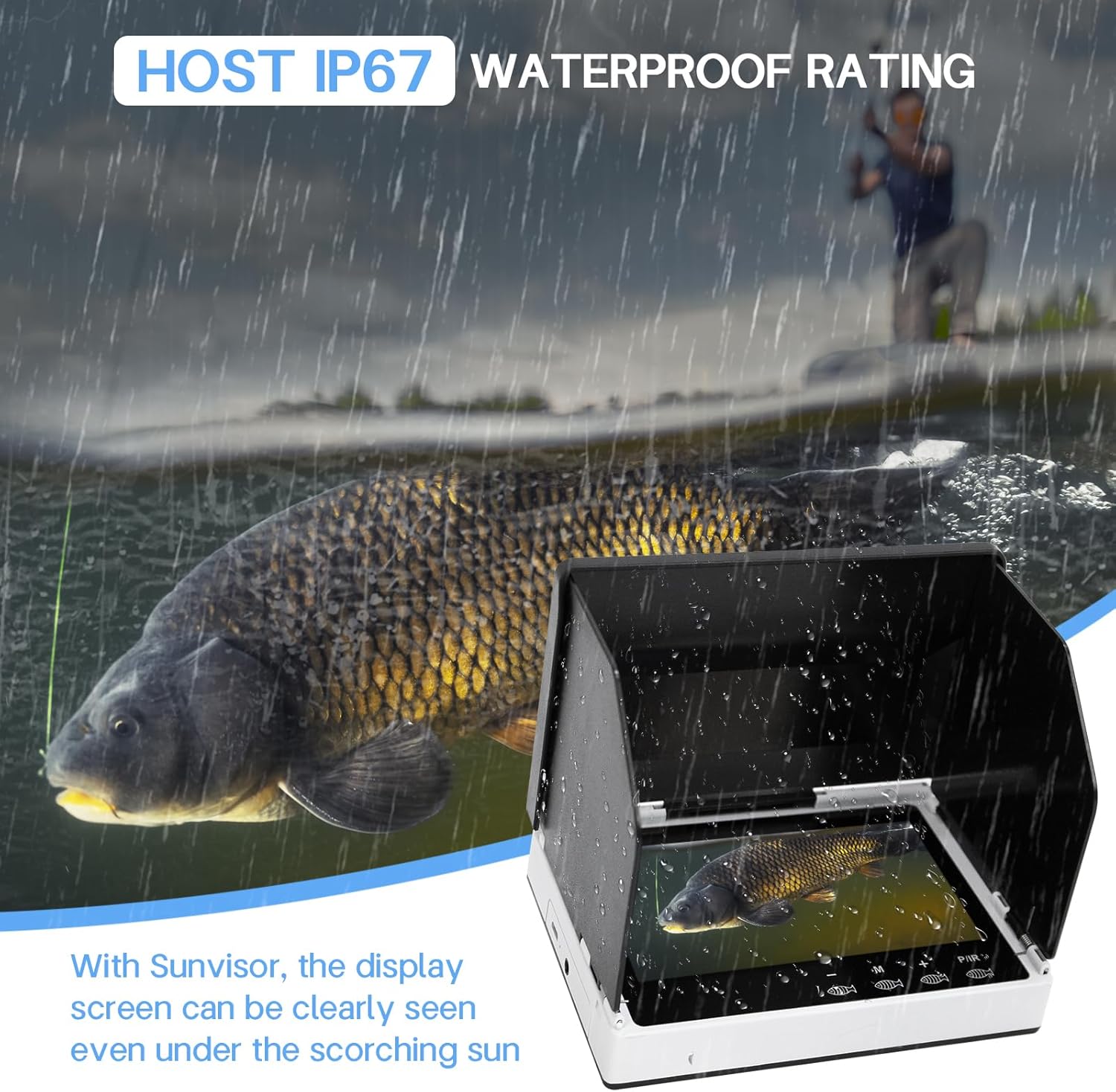 Fishfinder - Telecamera subacquea IP67 con display IPS 5" - immagine 6