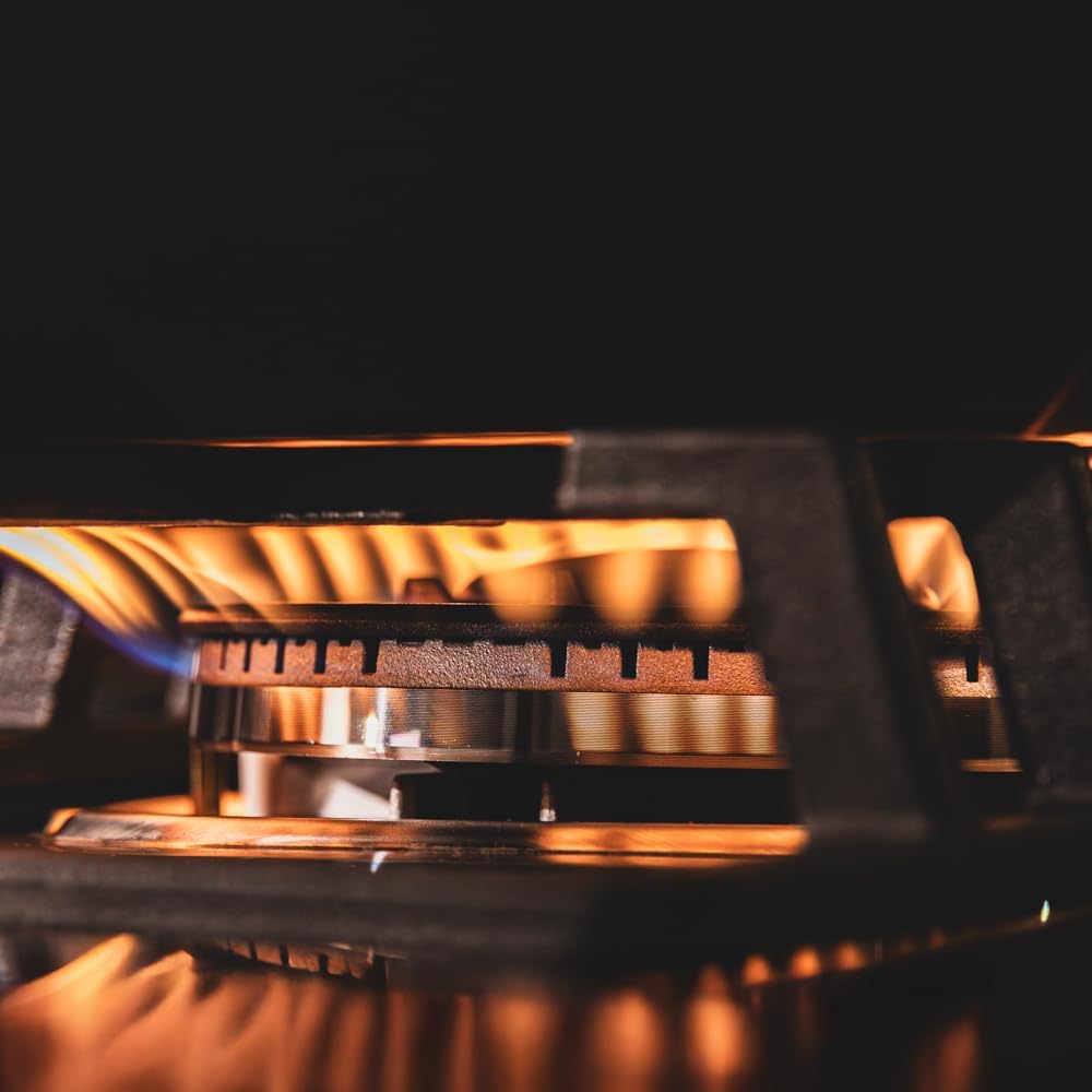 Cecotec Bolero Squad G 2200F Glass Black - Piano Cottura Gas 2 Fuochi - immagine 5