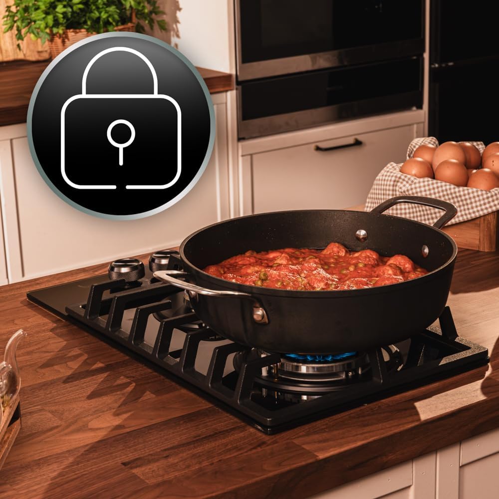 Cecotec Bolero Squad G 2200F Glass Black - Piano Cottura Gas 2 Fuochi - immagine 9