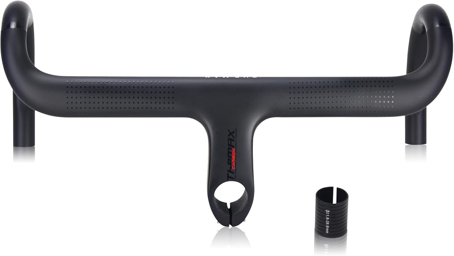 Alfa Pasca Manubrio Bici Corsa Carbonio UD Opaco - immagine 1