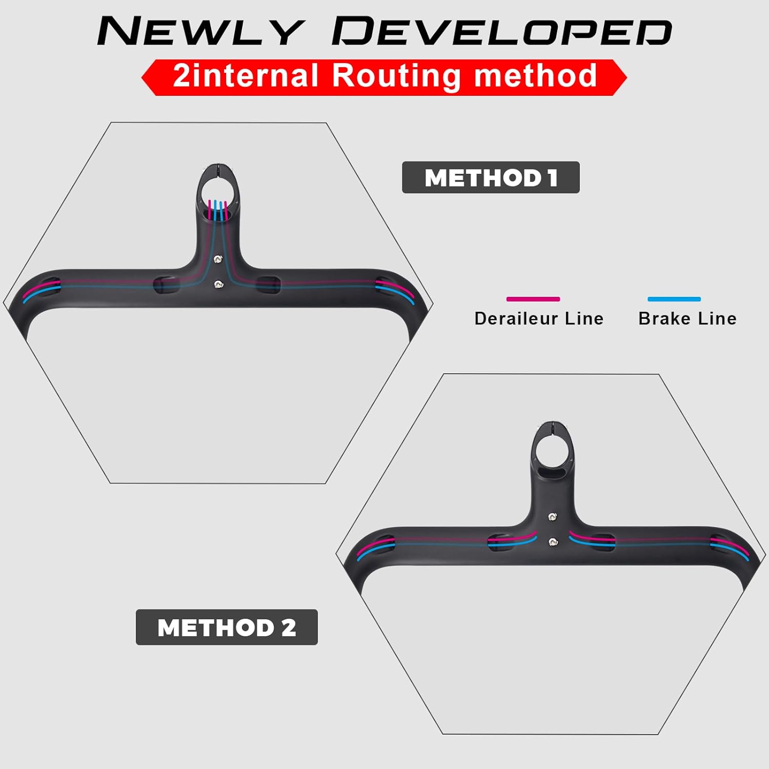 Alfa Pasca Manubrio Bici Corsa Carbonio UD Opaco - immagine 5