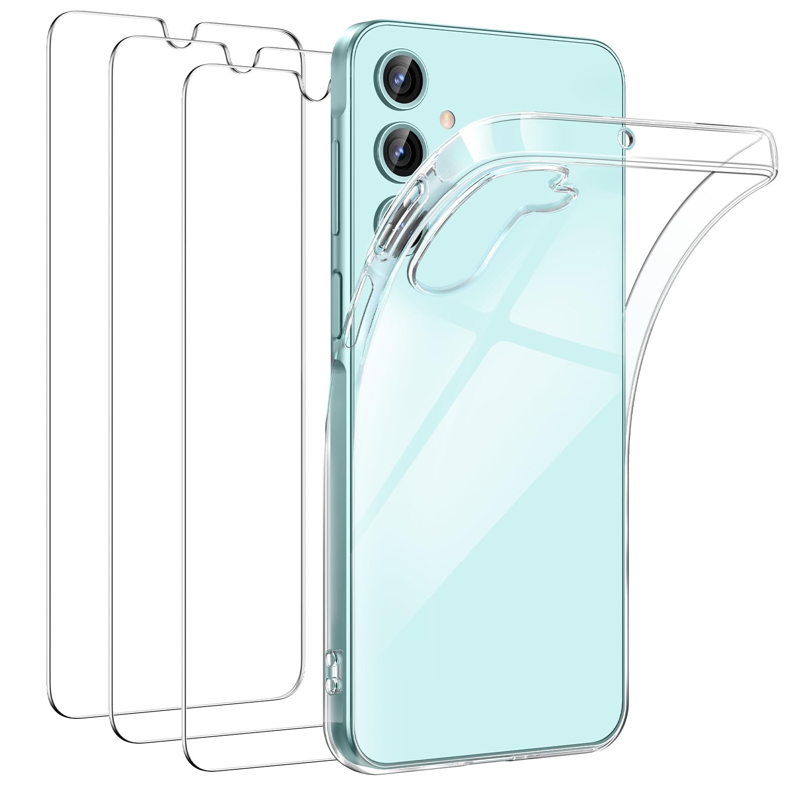 Fllao Cover Trasparente per Samsung Galaxy A16 5G/4G