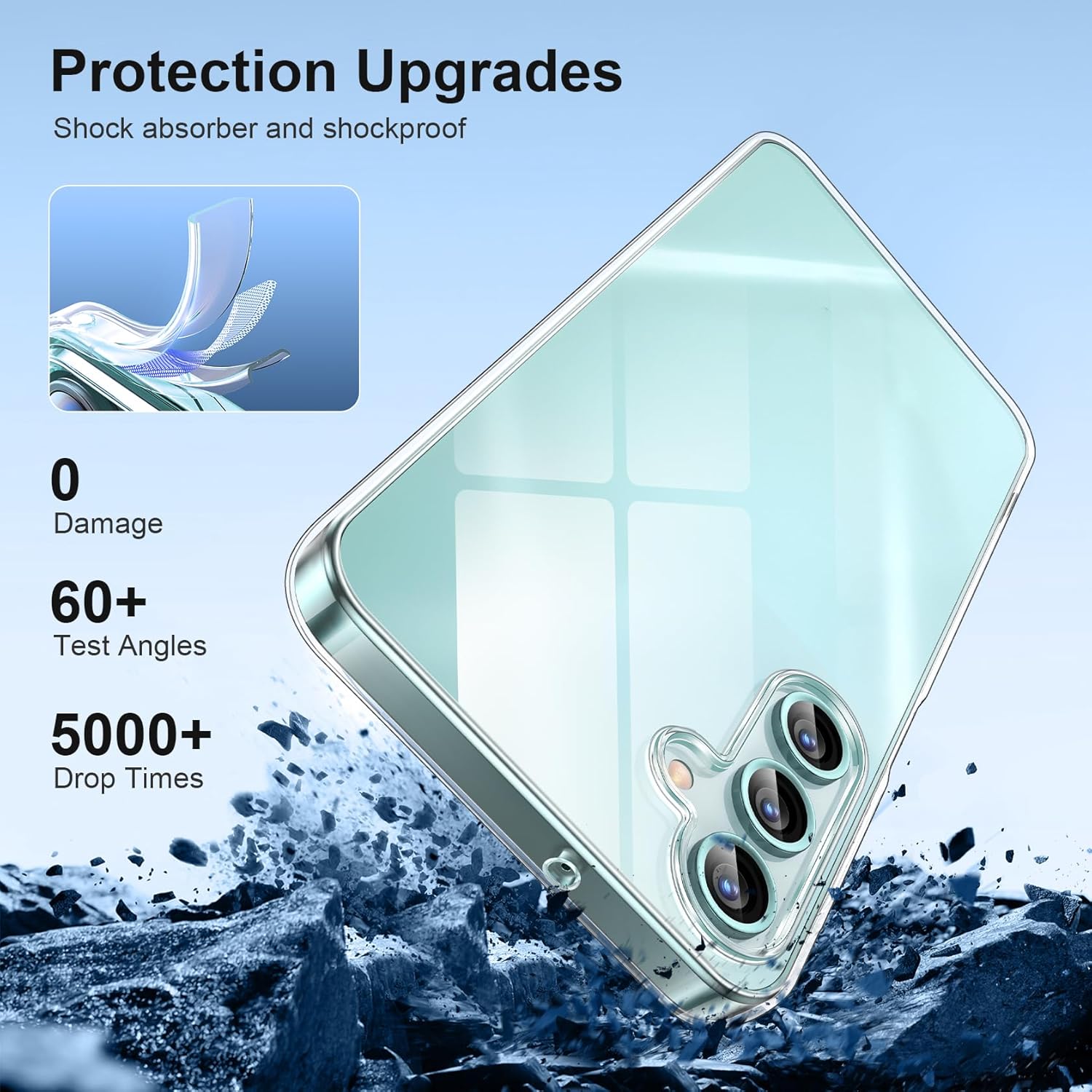 Fllao Cover Trasparente per Samsung Galaxy A16 5G/4G - immagine 5