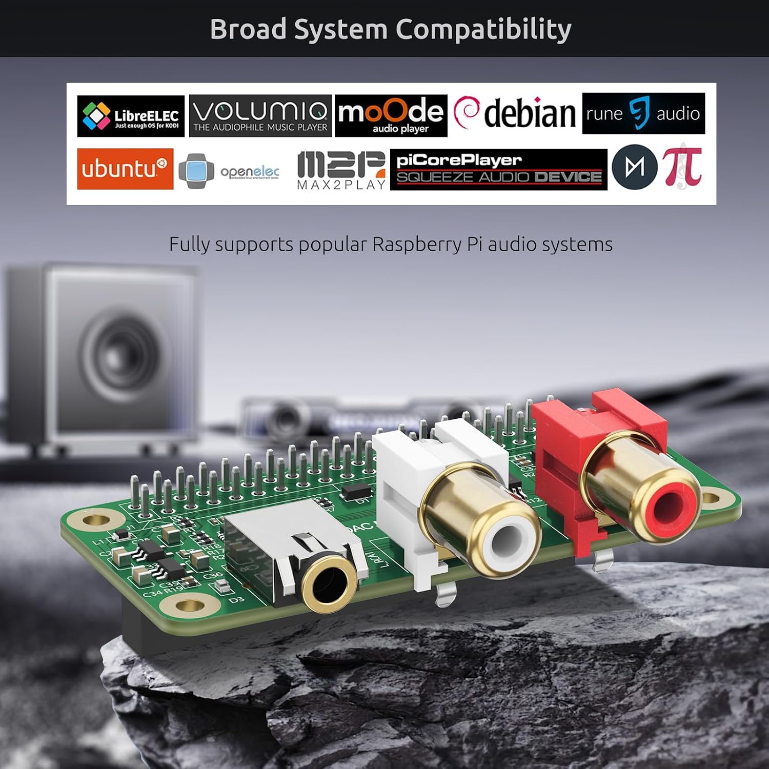 Innomaker DAC Mini Hat Scheda Audio PCM5122 | Velz