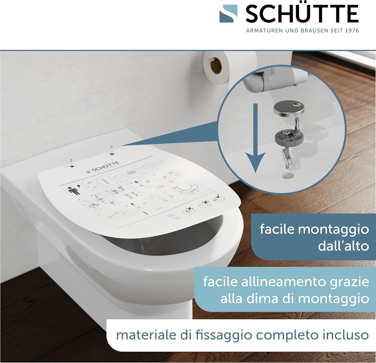 SCHÜTTE Sedile WC con abbassamento automatico - immagine 5