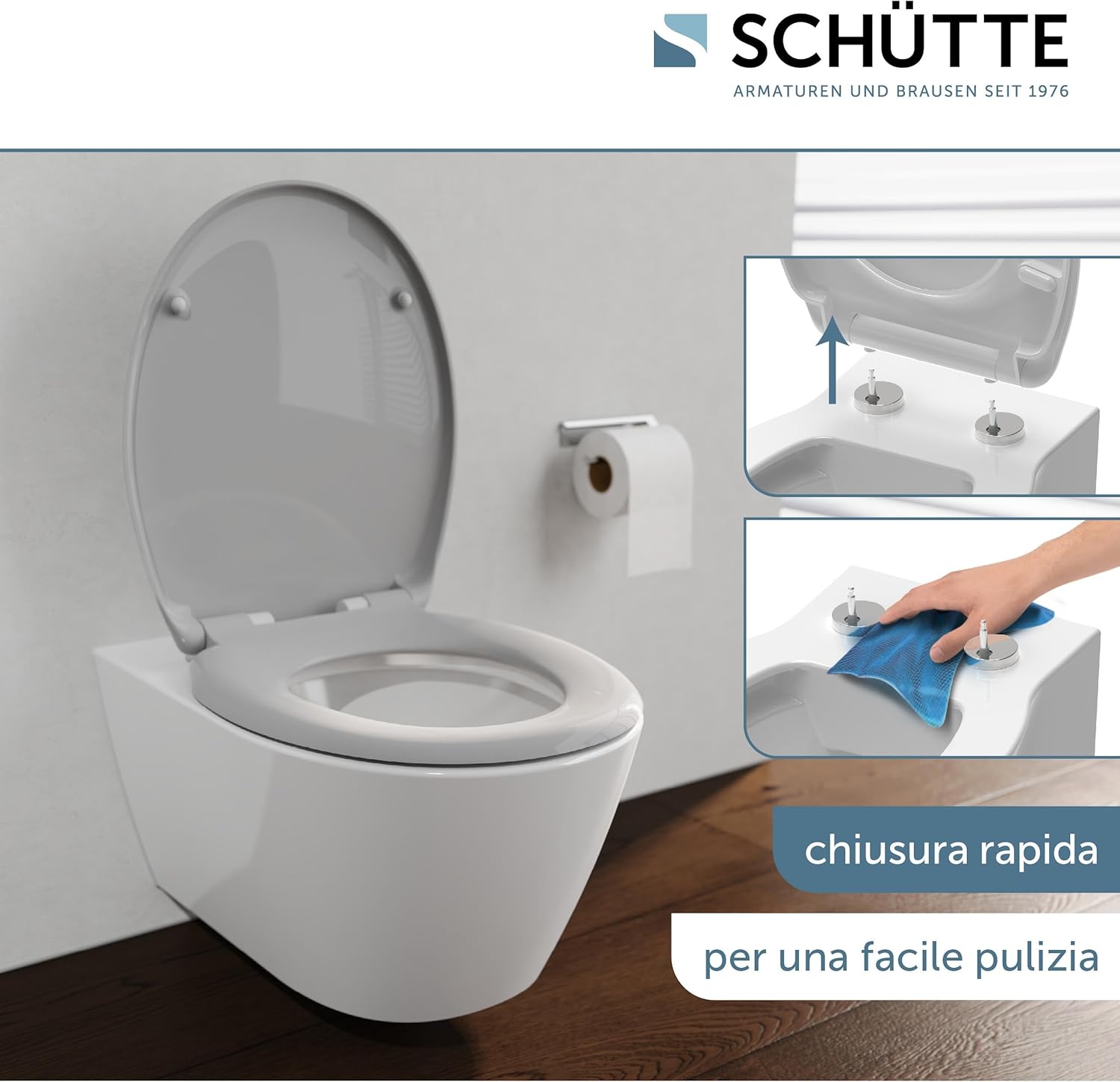 SCHÜTTE Sedile WC con abbassamento automatico - immagine 7