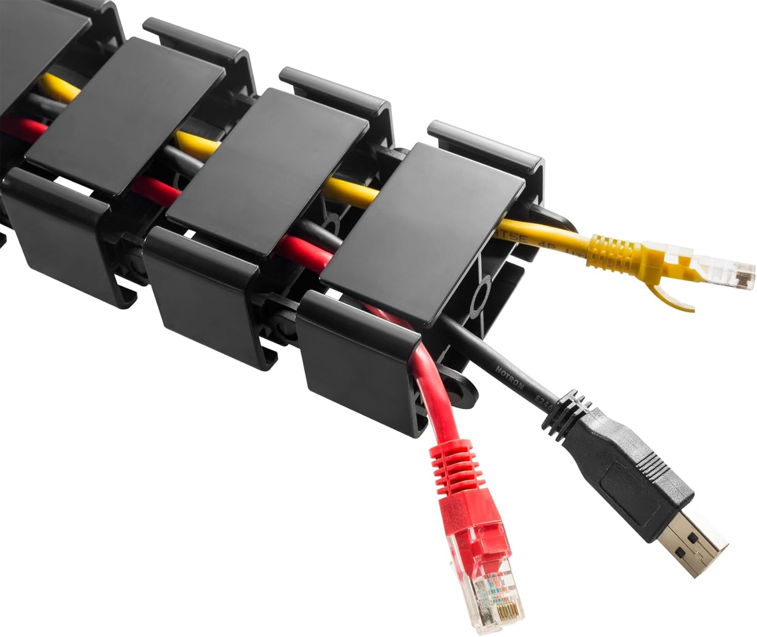 Mimoke Quad Entry Spine Kit Gestione Cavi per Scrivania - immagine 3