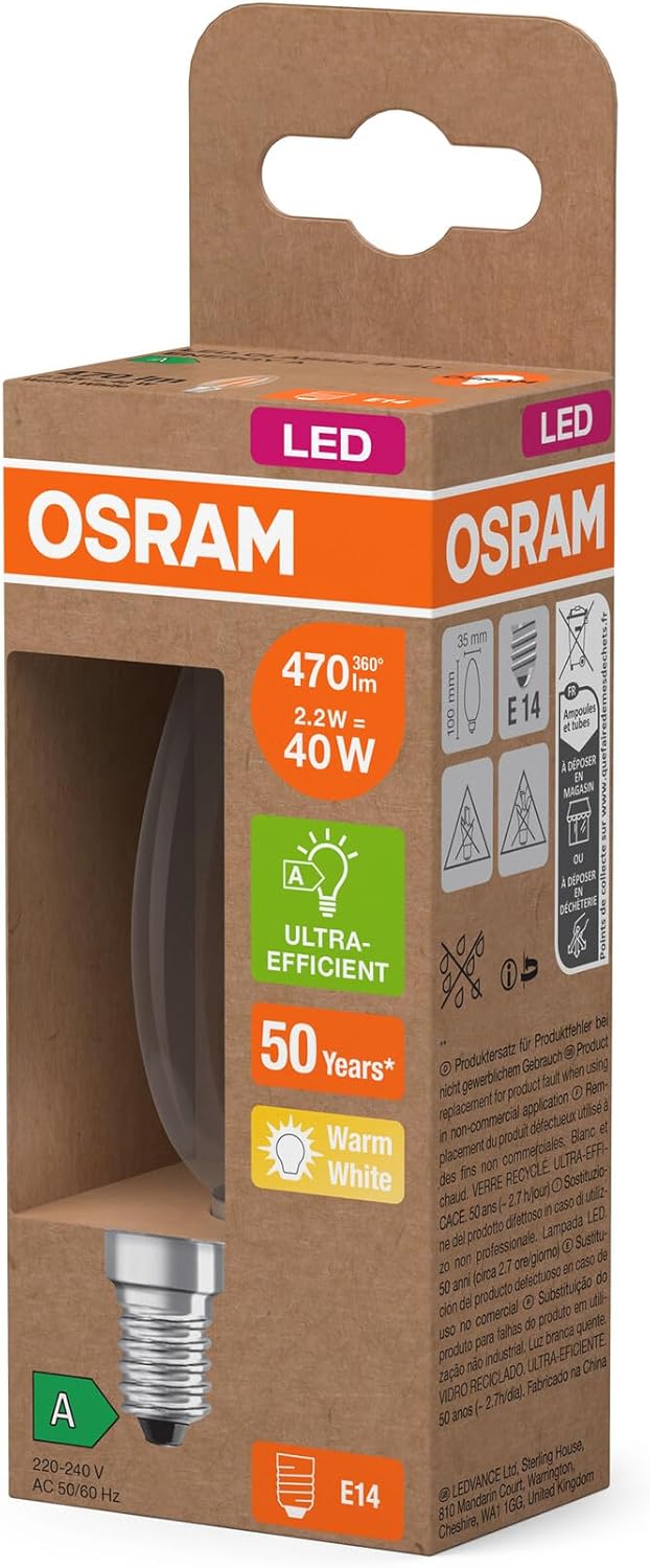Osram LED Superstar Classic B 40 E14 2,2W - immagine 4
