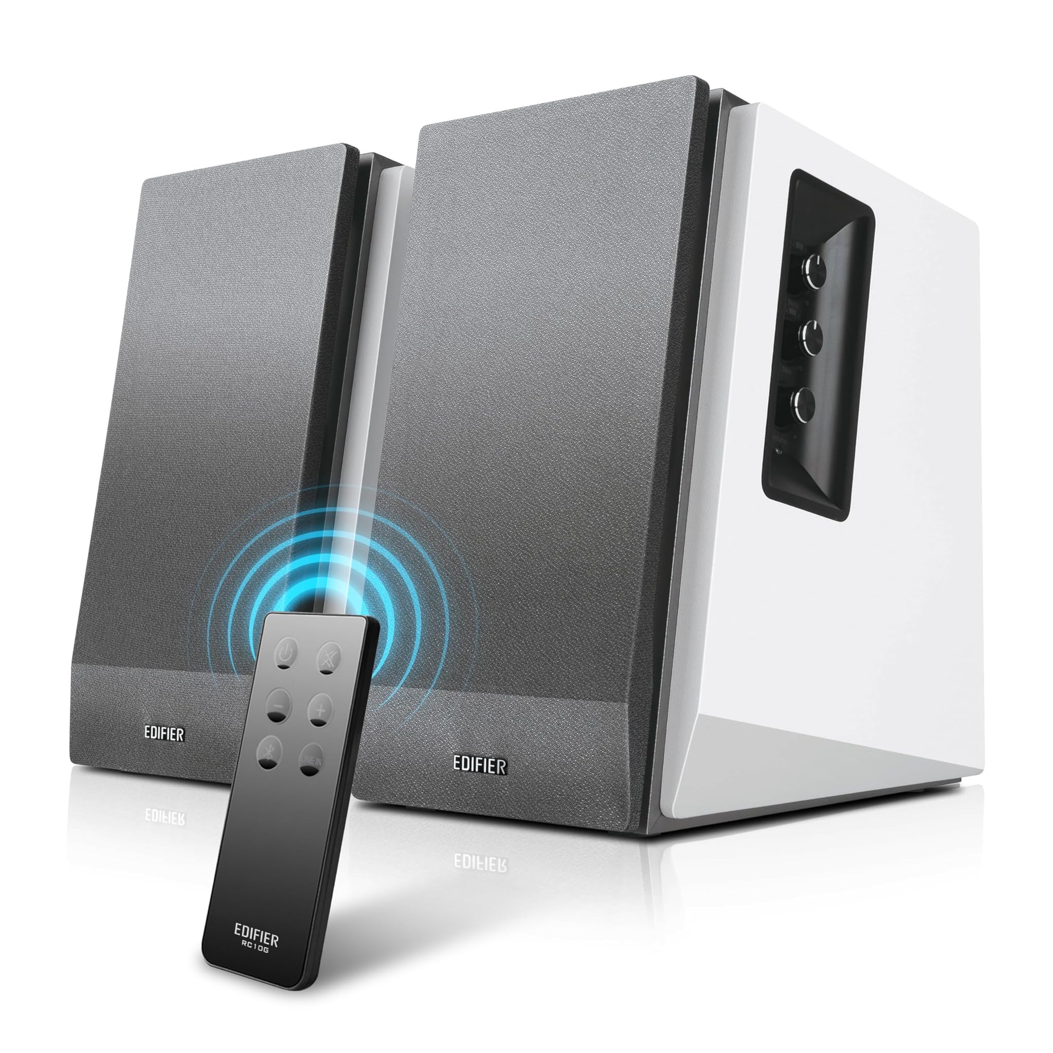 EDIFIER ALTAVOCES ACTIVOS STUDIO R1700BT 2.0 BLANCO/PLATEADO BLUETOOTH