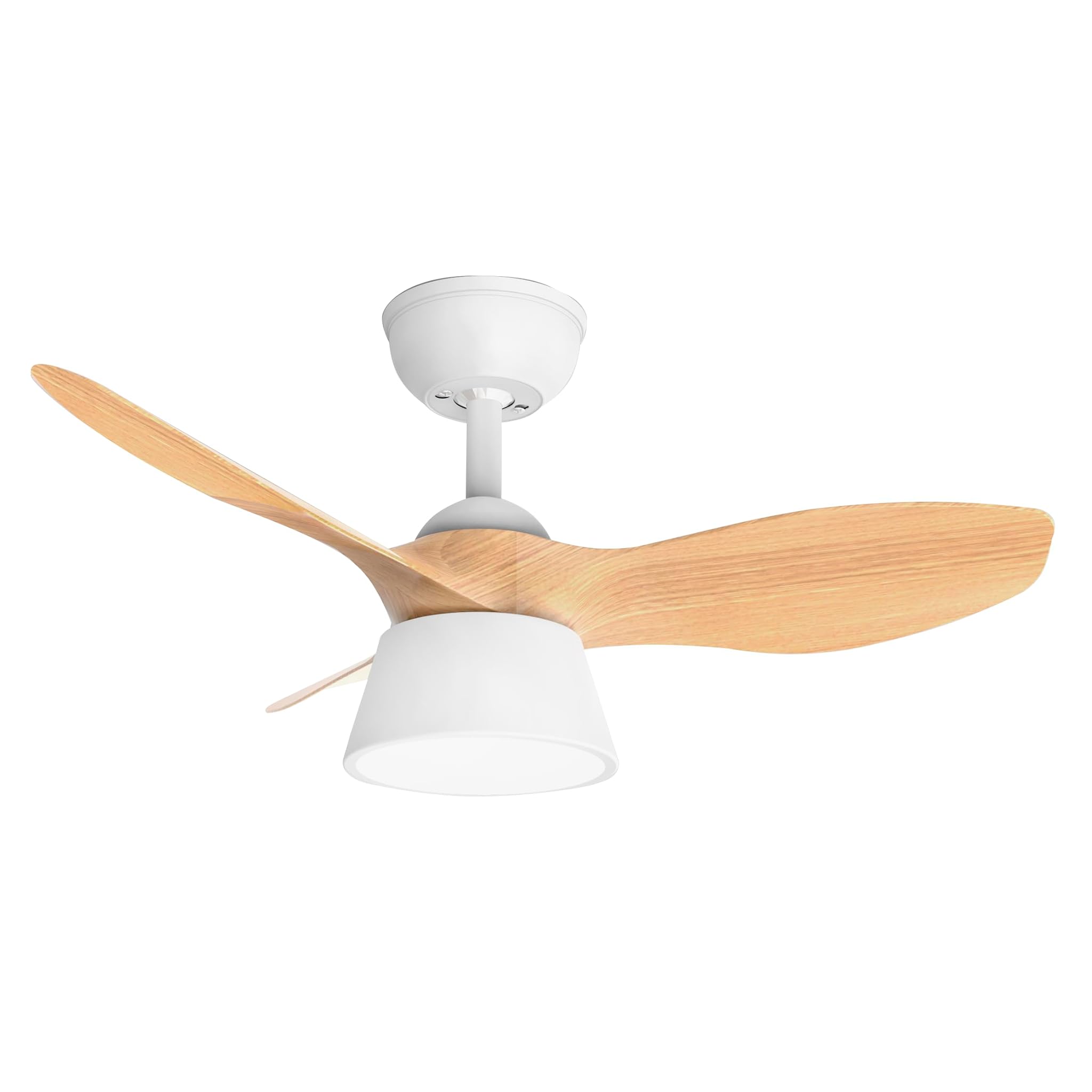 Eden Pulse Ventilatore Bianco/Faggio 36W