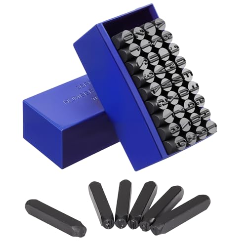 Gueenky 36 Pezzi Punzoni Lettere e Numeri 10mm