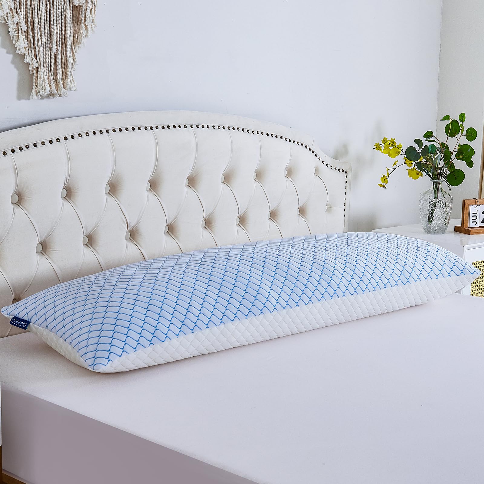 Flantree Cuscino per il Corpo 136x51 cm