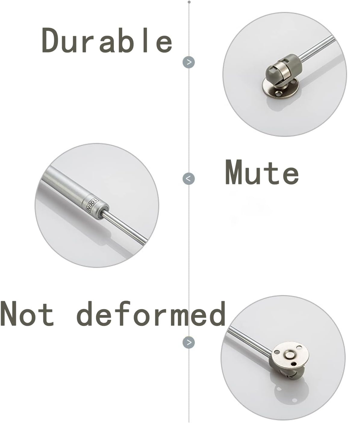 2 PCS Molle a Gas 100N per Cucina e Mobili - immagine 4