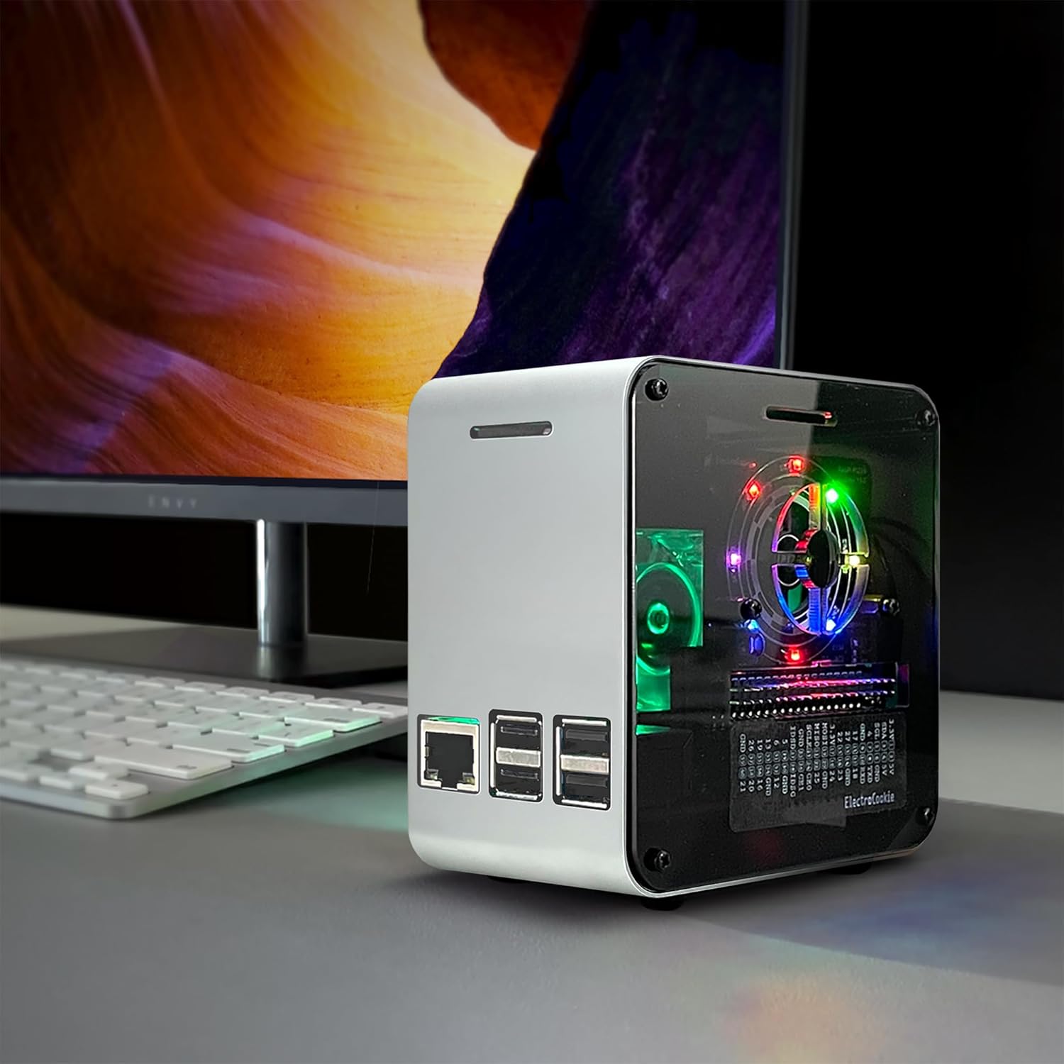 Electrocookie Mini Alloggiamento Torre in Alluminio - immagine 2