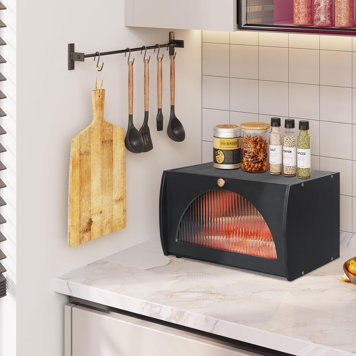 Leader Accessories Portapane in Bambù, Ecologico - immagine 7