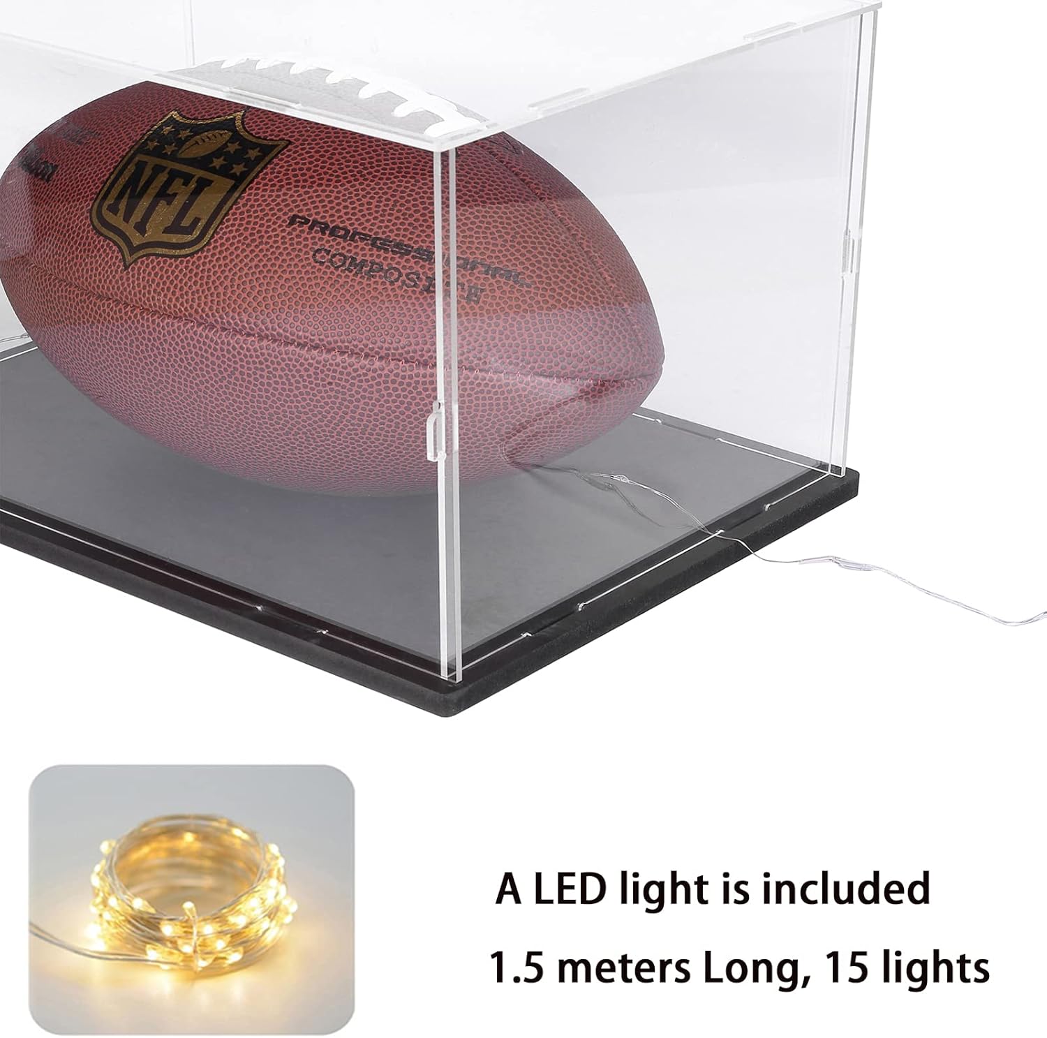 Vetrina Acrilico per Lego 20x20x20cm con Luce - immagine 6