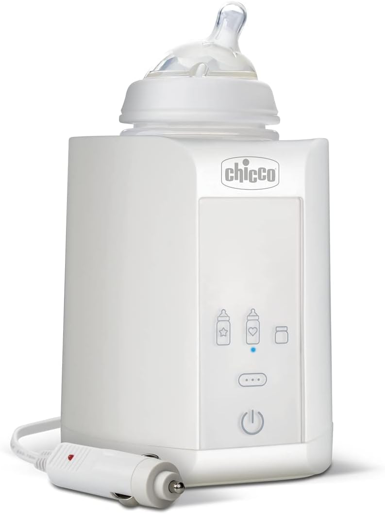 Chicco Scaldabiberon Portatile da Viaggio 220W, Bianco - immagine 1