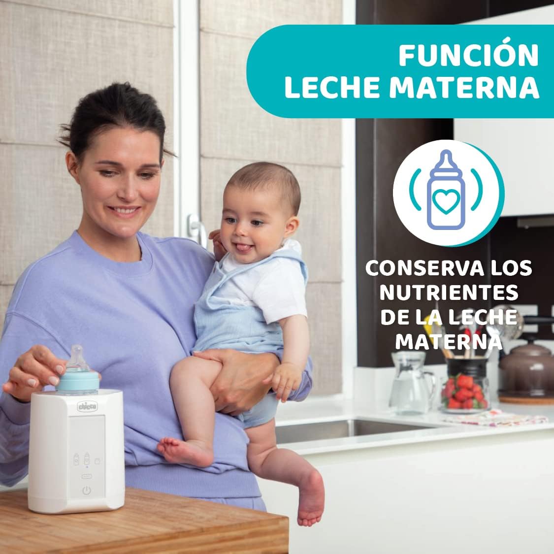 Chicco Scaldabiberon Portatile da Viaggio 220W, Bianco - immagine 4