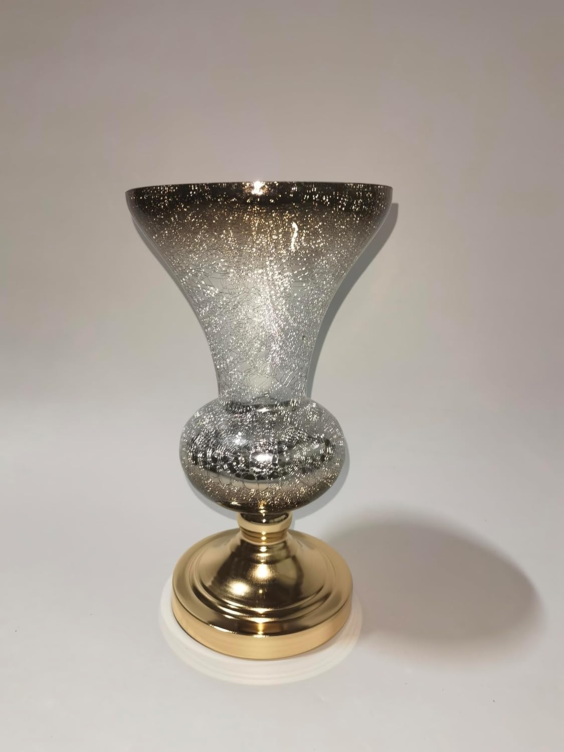 FLORERO COPA VIDRIO DORADO/TRANSP. - immagine 2