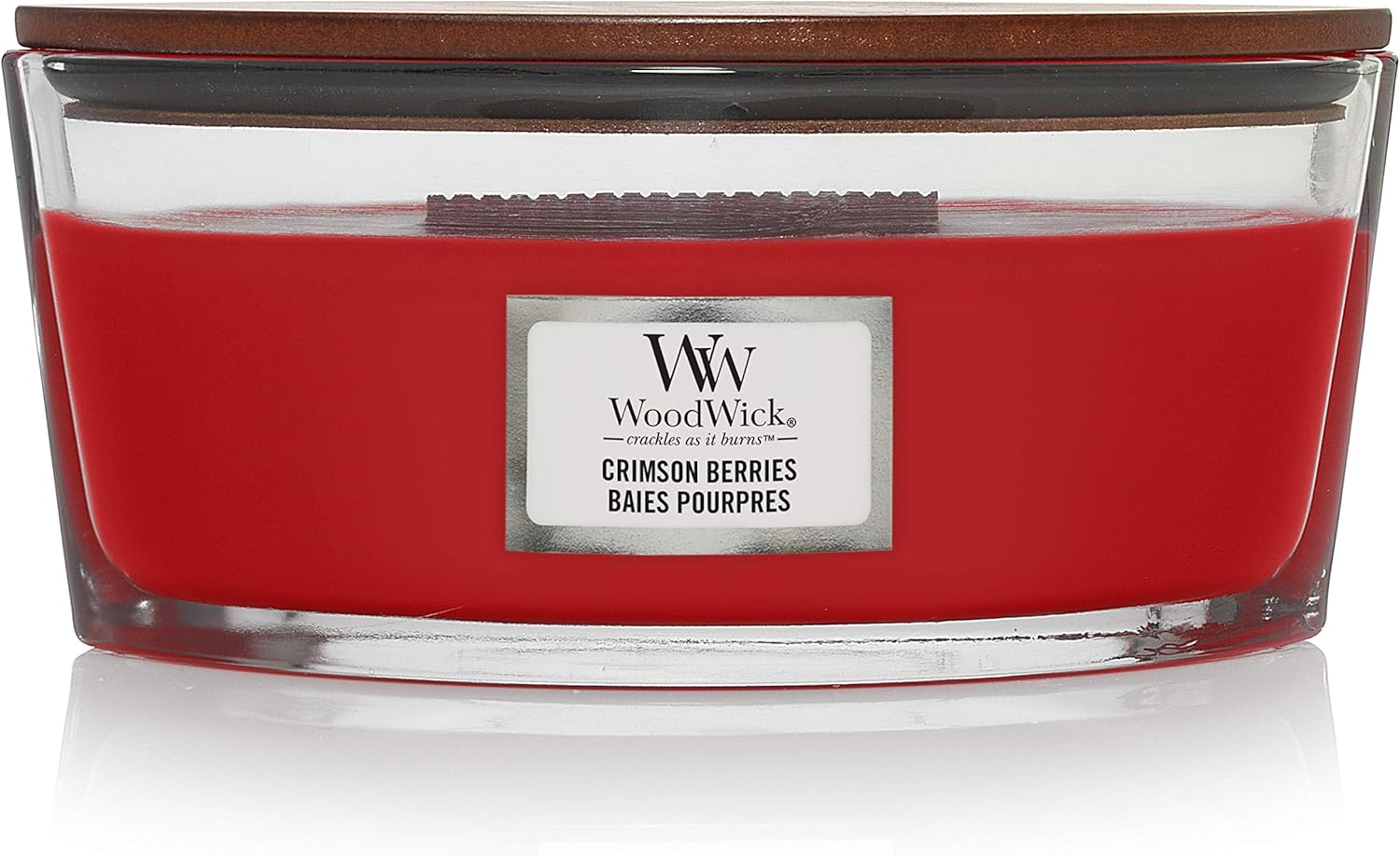 Woodwick Candela Grande Wild Berry & Beets 130 Ore - immagine 1