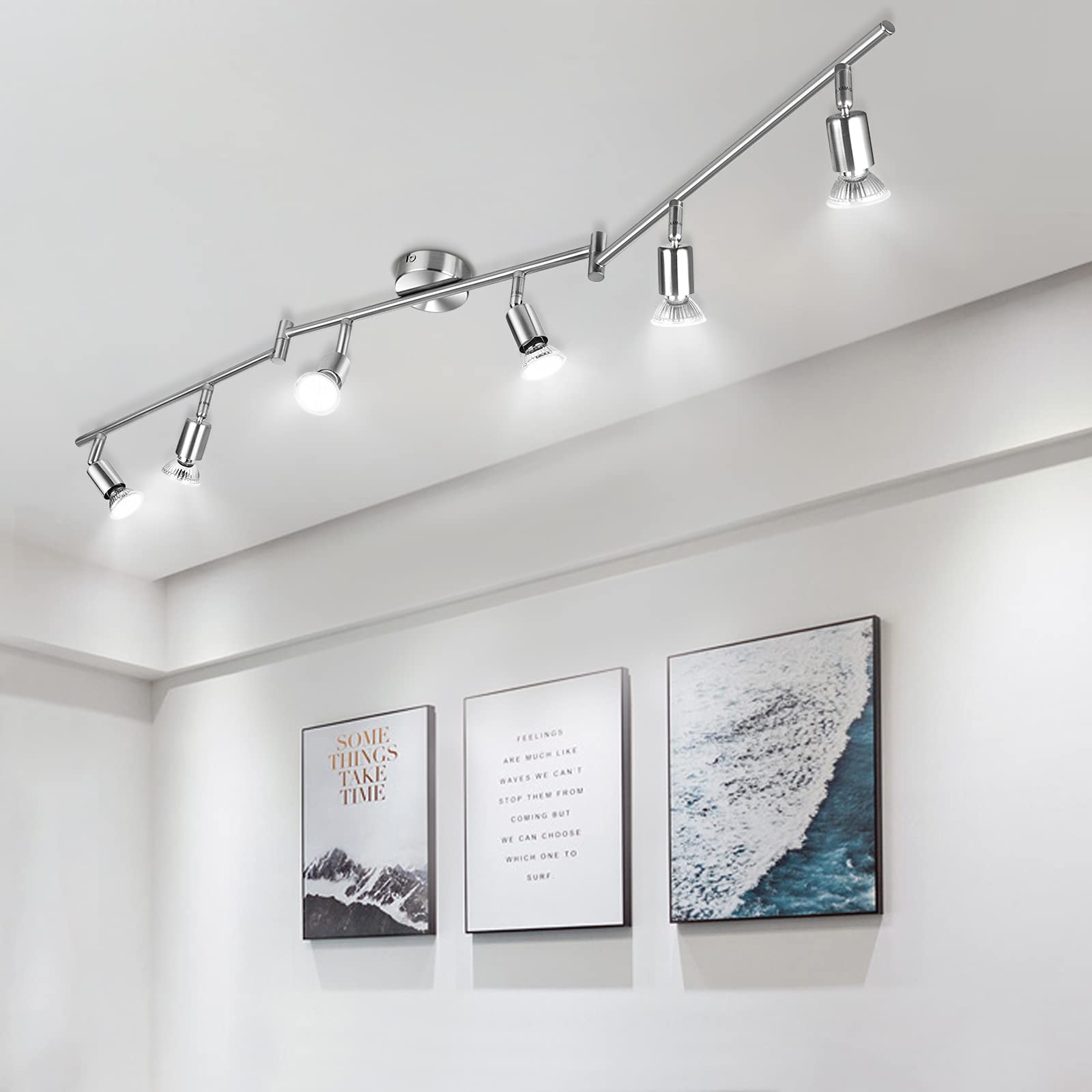 Wowatt Faretti Orientabili da Soffitto - 6 Luci GU10