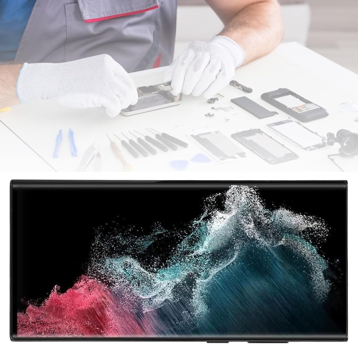 Gugxiom Display AMOLED Originale per S22 Ultra 6,7 Pollici - immagine 5