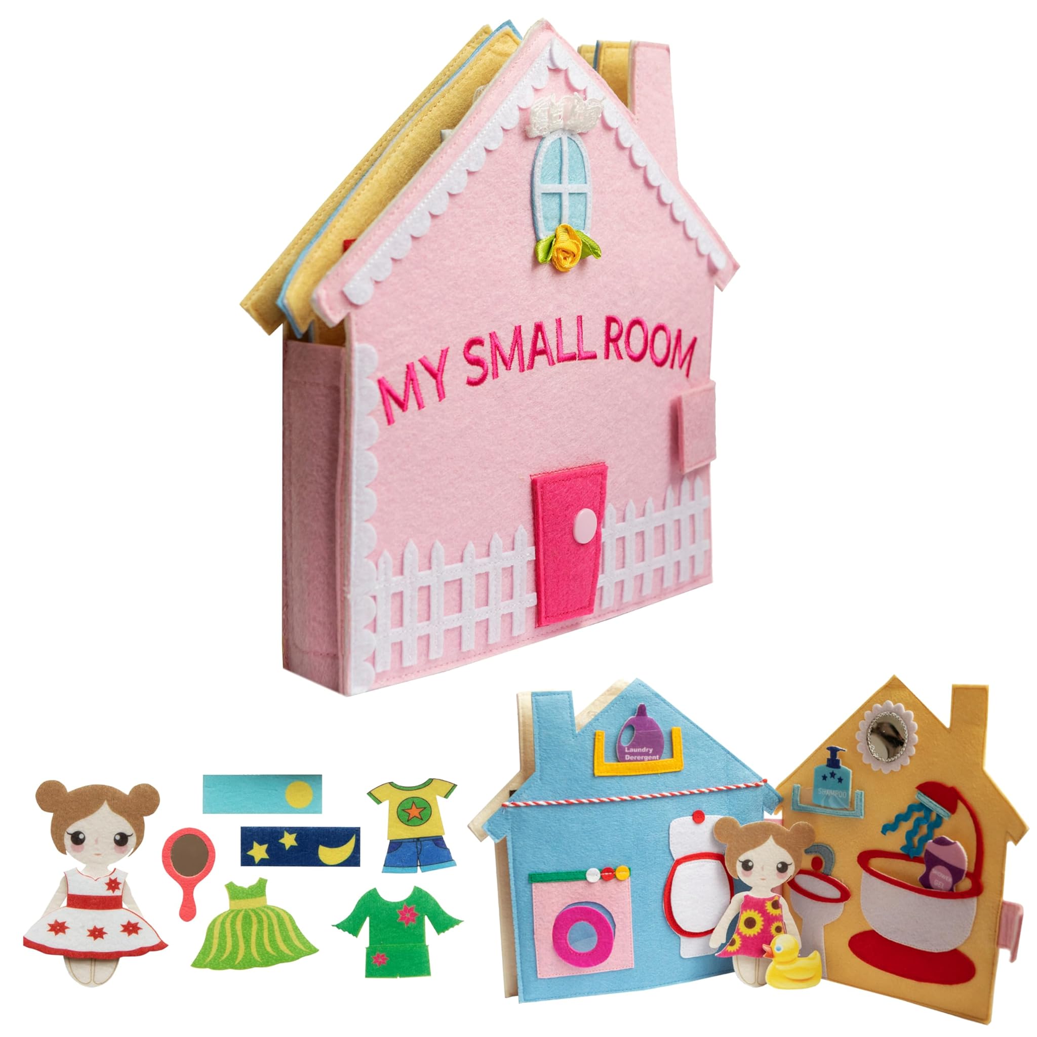 meqbem® PANTAWORLDS® Quiet Book - Libro Sensoriale